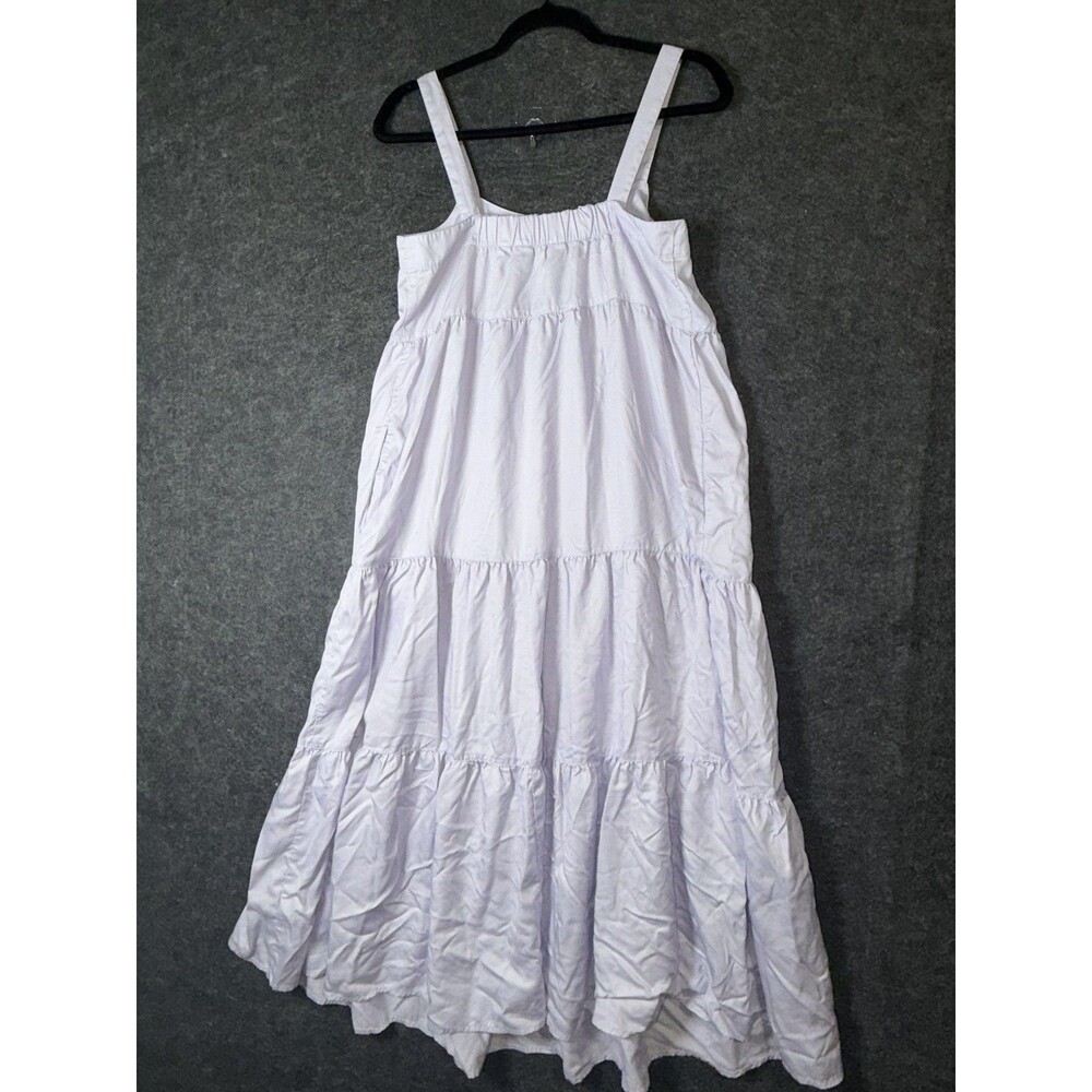 The Drop Women’s Small Lavender Purple Tencel Tiered Maxi Sundress Pockets S - Picture 9 of 10
